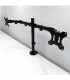 KPM-310 KLIP XTREME - Soporte para monitor Doble para monitores o pantallas LCD/LED en KIT, desde  13" hasta 32" , Coinser, Soportes Guatemala