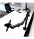 KPM-310 KLIP XTREME - Soporte para monitor Doble para monitores o pantallas LCD/LED en KIT, desde  13" hasta 32" , Coinser, Soportes Guatemala