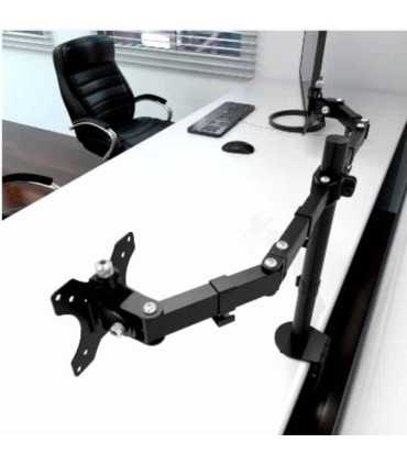 KPM-310 KLIP XTREME - Soporte para monitor Doble para monitores o pantallas LCD/LED en KIT, desde  13" hasta 32" , Coinser, Soportes Guatemala