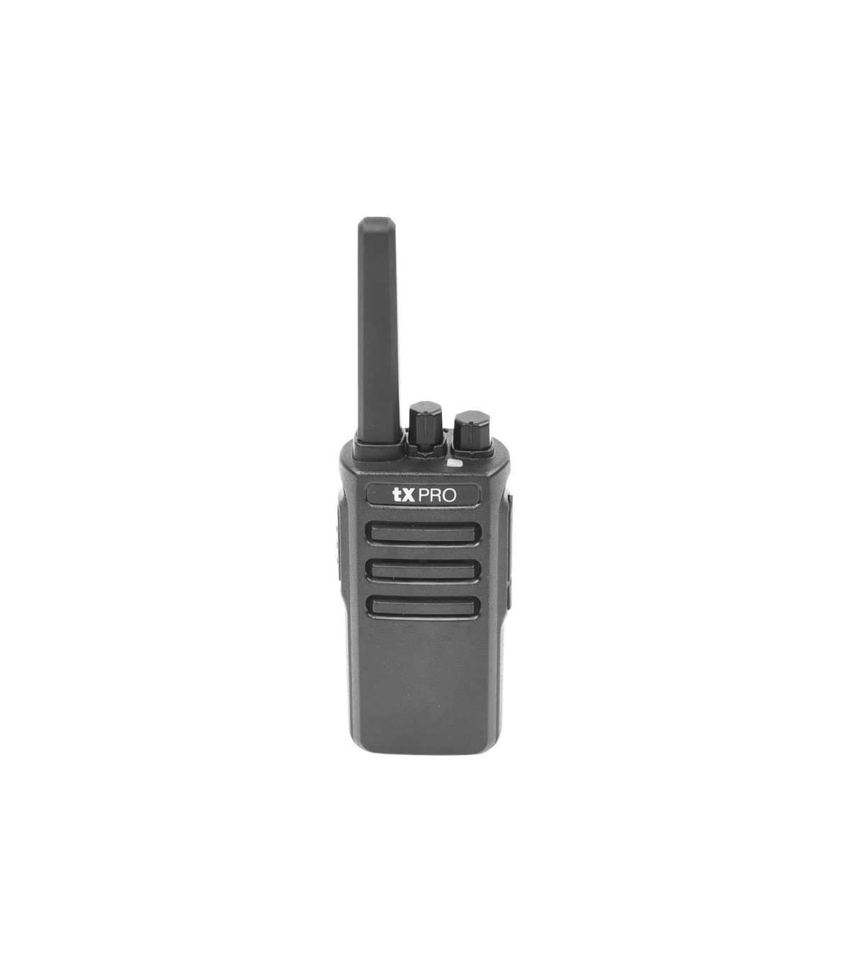 TX600 RADIO PORTÁTIL UHF, 5W DE POTENCIA, SCRAMBLER DE VOZ, ALTA 400-470 MHZ - Radiocomunicación Camaras de Seguridad Y Control Acceso