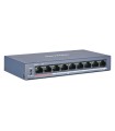 DS-3E0109P-E/M(B) Switch PoE+, No Administrable, 8 Puertos 10/100 Mbps PoE+, 1 Puerto 100 Mbps Uplink, PoE hasta 250m, 60 W