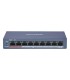 DS-3E0109P-E/M(B) Switch PoE+, No Administrable, 8 Puertos 10/100 Mbps PoE+, 1 Puerto 100 Mbps Uplink, PoE hasta 250m, 60 W , Hikvision, Switches Guatemala