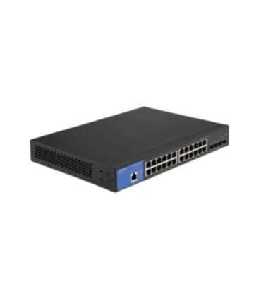 LGS328C Switch Linksys Gigabit Ethernet, 24 Puertos 10/100/1000/10G + 4 Puertos SFP+, 128Gbit/s, 16.000 Entradas - Gestionado