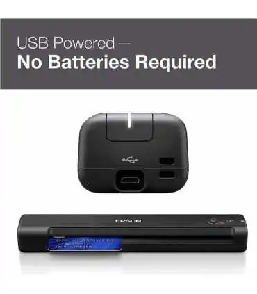 ES-60W - Escaner de documentos portatil inalambrico alimentado por hojas para PC y Mac