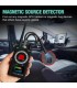 K18 Detector Antiespía Rastreador y Detector GPS, Detector y Escáner de Señal RF, Buscador de Cámara y Micrófono