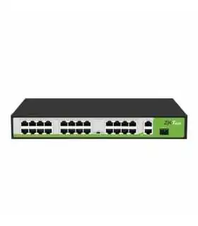 DS-3E0518P-E/M Switch Gigabit PoE+, No Administrable, 16 puertos 10/100/1000 Mbps PoE+, 2 puertos SFP de Uplink, 125 Watts , Hikvision, Guatemala
