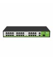 PE242-300-C Switch de 24 puertos RJ45 10/100 mbps con POE 2 puertos Uplink H(10/100/1000 Mbps) + 1 Uplink SFP