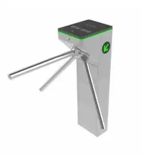 DS-K3G200LX-R-Dm55 molinete peatonal trípode 110 VCA para integrar control de acceso con apertura automática de emergencia , Hikvision, Guatemala