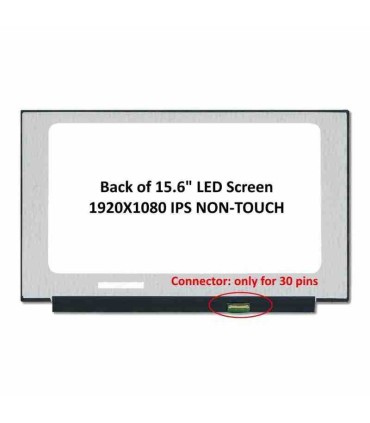 PANTALLALCD15.6  Remplazo de pantalla LCD para laptop de 15.6" no touch de 30 pines