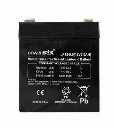BATPB-LP12-5.0 Batería powerBox 12v 5Ah para UPS de varias marcas