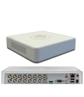 DS-7104HGHI-M1 4 canales 720p, 1080 lite Mini 1U H.265 DVR, Audio por coaxitrón , Hikvision, DVR 1080p 2MP Analógicos TurboHD / AHD / CVI Guatemala