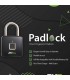 Padlock Candado Biométrico Con Huella Locker, recargable Zkteco , ZKTeco, Chapas Guatemala