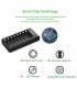 ZN825E Base para Recargar baterías AA o AAA, 8 bahías, con 8 baterías AA de alta capacidad de 2800 mAh NiMH , Coinser, Bateria para UPS Guatemala