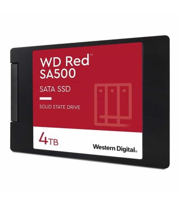 WDS400T1R0A SSD interno de 4 TB WD Red SA500 NAS 3D NAND - SATA III 6 Gb/s, 2.5"/7 mm, hasta 560 MB/s