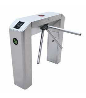 MTS1022 Torniquete Bidireccional con Brazo Abatible con combinación de controlador lector de huellas dactilares y RFID , ZKTeco, Molinete Guatemala