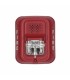 P2R-L Sirena con Lámpara Estroboscópica a 2 Hilos, Montaje en Pared, Color Rojo, con Configuración Estroboscópica Seleccionable , Access PRO, Alarma Inalámbrica Guatemala