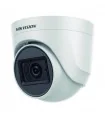 DS-2CE76H0T-ITPF Cámara DOMO de 5 MPX plástica, visión nocturna IR 20mts., Gran Angular 85°, Lente 2.8 mm