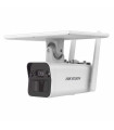 DS-2XS2T41G1-ID/4G-C05S07 Kit Solar IP, Cámara Bala 4 Mpx, Lente 4mm, Panel Solar, Batería de 10Ah Hasta 11 Días, Conexión 4G