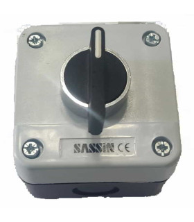 3SA10-B132H29 Caja con Selector 2 posiciones metálico 1 contacto abierto