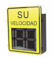 XRADAR-IP Radar Medidor de Velocidad de 3 Dígitos, Detección de Exceso de Velocidad, Doble salida de Relevador