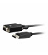 XTC-342 Cable convertidor con conector DisplayPort macho a VGA macho , Coinser, Cable de video Guatemala