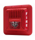 FHS-400-RR Sirena con luz estroboscópica para pared – Mircom