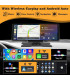 A3073 Radio-DashCam Pantalla Táctil de 9.3" Apple Carplay y Android Auto, cámara frontal y trasera HD, 32G TF/Bluetooth/GPS , Coinser, Vehículos Livianos Guatemala