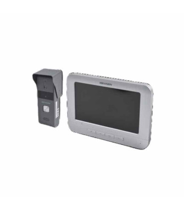 DS-KIS203T Kit de Videoportero Analógico con Pantalla LCD a Color de 7" Frente de Calle para Exterior IP65