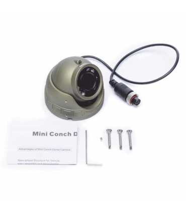 XMRDOME1080 Cámara Mini Domo AHD 2 Mpx. Lente 2.8 mm, 3m. IR, Micrófono Integrado, Interior, Compatible con Epcom XMR