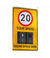 XXB-5716-L25T Pantalla LED de límite de velocidad con Radar de velocidad, 110Va