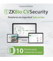 ZKBioCV-AC-P10 Software de Control de Acceso ZKBioCVSecurity, Licencia 10 Puertas, 200 Áreas, 200 Departamentos, 2000 Usuarios