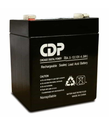 SLB12/4.5 Batería de Plomo Ácido 12VDC- 4.5 Amperios, Seca Sellada