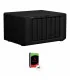 SYN1621P72TQ Synology DiskStation DS1621+ de 72 TB, kit de gabinete NAS de 6 bahías con Discos NAS Seagate IronWolf (6 x 12 TB)