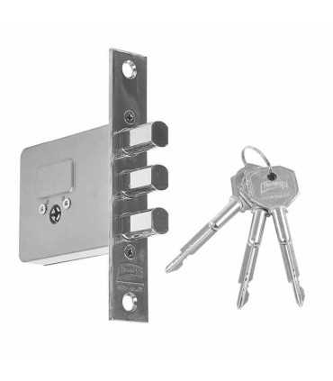 X-1000 Bolt Cerradura De Embutir Phillips, Alta Seguridad, de Latón