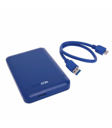 IME-21280 Case Enclosure para Disco Duro SATA o Disci SSD 2.5" USB 3.0 Azul