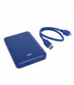 IME-21280 Case Enclosure para Disco Duro SATA o Disci SSD 2.5" USB 3.0 Azul