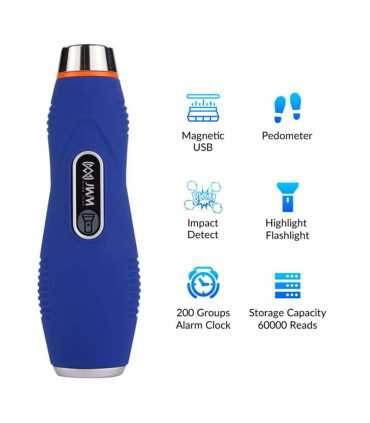 MW5000ES Sistema de patrulla Touch Guard, con Luz, Duración de la batería: 500 lecturas, IP67 resistente al caídas y agua , JWM High Tech, Control de Rondas Para Vigilantes Guatemala