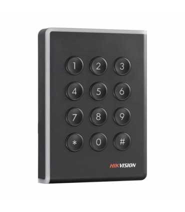 DS-K1108MK Lector de Tarjetas Mifare con Teclado - IP65 Mifare Negro (20 - 65 °C, 10 - 90%, 88 mm, 21 mm, 123 mm) , Hikvision, Lectoras para Corto Alcance Guatemala