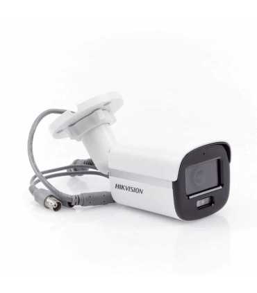 DS-2CE10DF0T-LFS Bala TURBOHD 2 Mpx.(1080p), Lente 2.8mm, Dual Light 20mts, ColorVu, Exterior IP67, Micrófono Integrado, Metal
