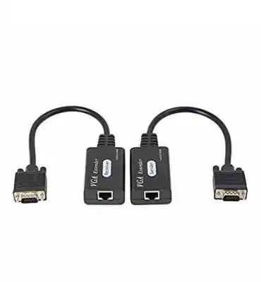 X002RAPKJX Extensor VGA a través de Cat6, VGA macho a RJ45 Ethernet LAN hasta 60 metros