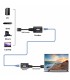X002RAPKJX Extensor VGA a través de Cat6, VGA macho a RJ45 Ethernet LAN hasta 60 metros