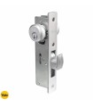 YA-AL-16332 Chapa Para Puerta Aluminio Corrediza Serie A24 Color Aluminio, Pestillo Con Forma De Gancho, O Pico De Loro