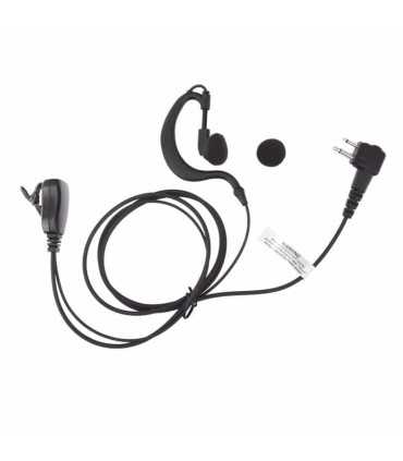 TXEHM Micrófono - Audífono de solapa ajustable al oído para HYT BD-506 y Motorola EP450, RVA50, DTR620, DTR720, DEP450, otros