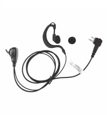 TXEHM Micrófono - Audífono de solapa ajustable al oído para HYT BD-506 y Motorola EP450, RVA50, DTR620, DTR720, DEP450, otros