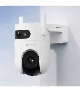 NKS424WBPH Kit de videovigilancia WiFi 4MP con NVS, cámara bala y PT Dome, audio bidireccional, Smart IR, luz blanca, Micro SD de Hikvision