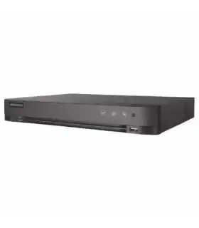 IDS-7216HQHI-M2/XT DVR 16 Canales TURBOHD+8 IP, 5 Mpx. Lite 3K Lite, Audio de Dos Vías, Reconocimiento Facial, ACUSENSE , 2 HDD de Hikvision