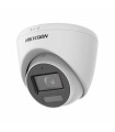 DS-2CE78K0T-LFS Cámara Domo 3K hibrida B/N, Color VU, IR 40 MTS, lente 2.8 mm luz Blanca 20 mts, IP67, micrófono incorporado