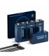 BAT9VRECAR4PACK Paquete de 4 Baterías Cuadrada Recargables de 9voltios, Litio de 1300mAh, recargables con puerto de carga tipo C