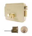 EM-60DB Chapa Eléctrica Derecha con Botón, 60mm., 12V AC, con 3 llaves