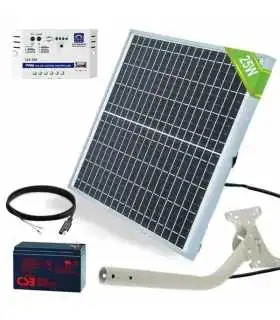 DS-2XS2T41G1-ID/4G-C05S07 Kit Solar IP, Cámara Bala 4 Mpx, Lente 4mm, Panel Solar, Batería de 10Ah Hasta 11 Días, Conexión 4G de Hikvision
